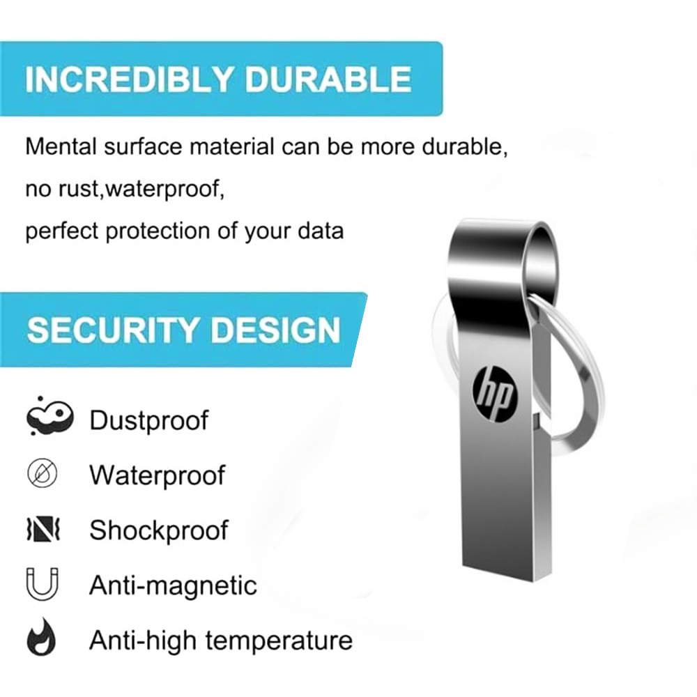 Hp Ổ Đĩa Mềm usb 3.0 tb 1 2tb Tốc Độ Cao Chống Nước otg