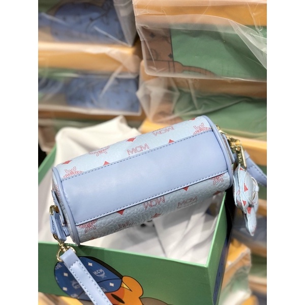 - Túi trống mini  M•see•M  Fullbox kèm charm siêu cưng-màu xanh trẻ trung