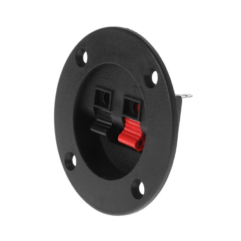 Set 2 Khối Đấu Nối Dây Loa Hình Tròn 2 Vị Trí
