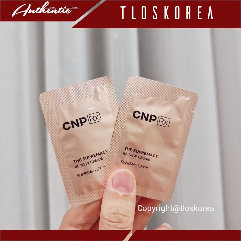 Gói Sample Kem Dưỡng Cnp The Supremacy  Renew-Cream Super Lift - Chuyên Tái Sinh, Nâng Cơ, Dưỡng Nhăn, Sáng Da