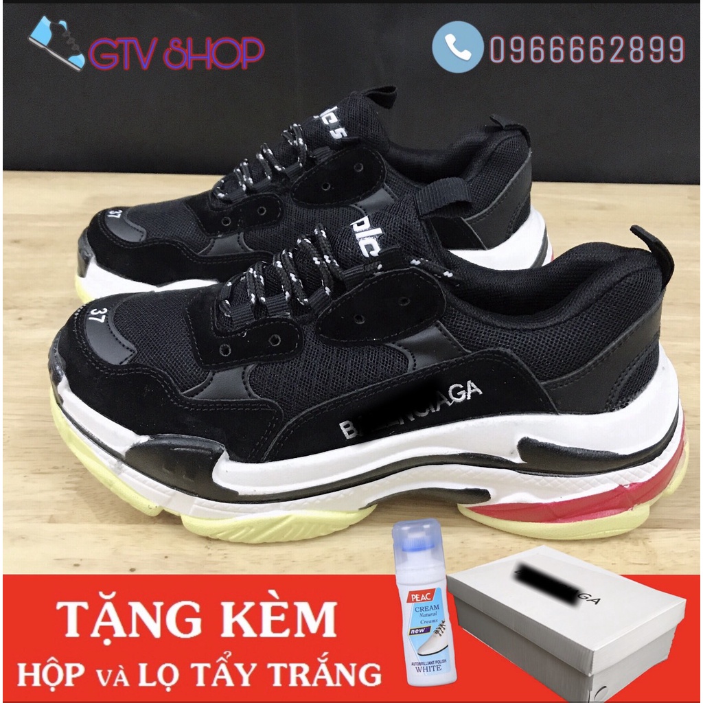 [Full hộp, bill + Tặng lọ vệ sinh giày] Giày thể thao nam nữ sneaker 3len cao cấp, size 36-43.     .