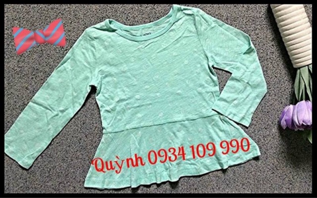 Freeship 99k TQ_Áo dáng Pull Over Carter's Made in Cambodia