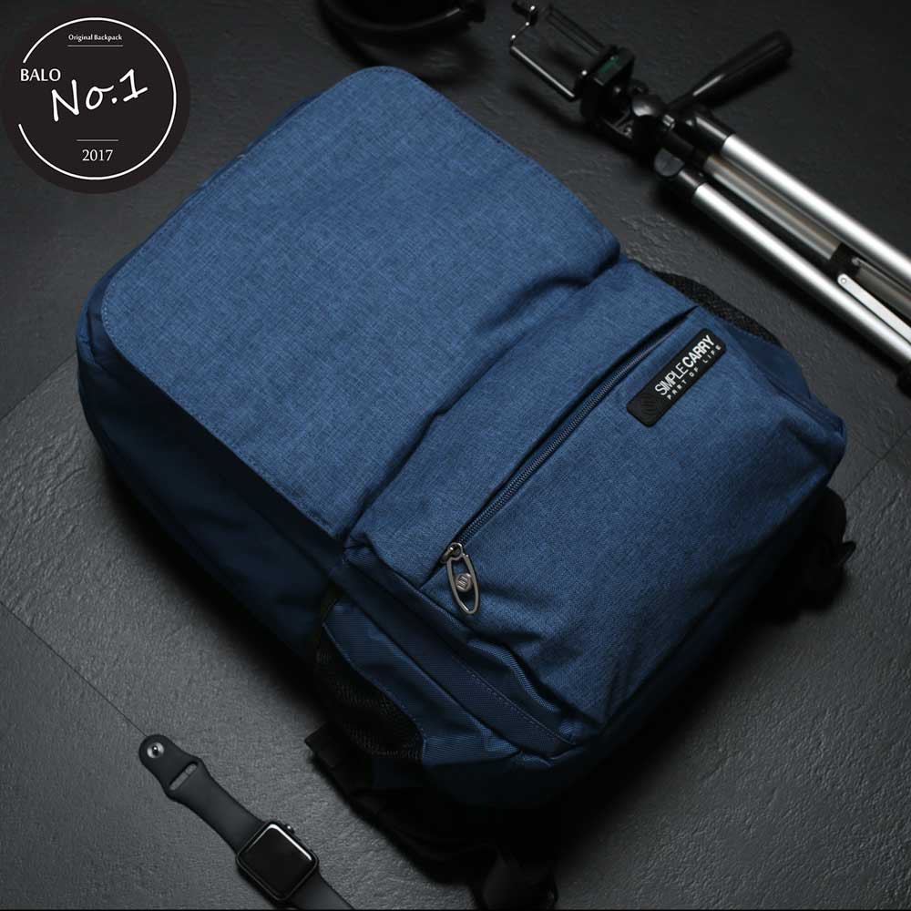 Balo Thời Trang Cao Cấp Simple Carry B2B01 L.Navy