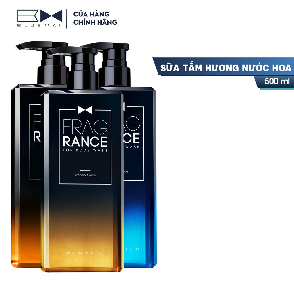 Sữa tắm nước hoa Blueman hương thơm dài lâu dưỡng ẩm 500ml