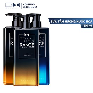 Sữa tắm nước hoa Blueman hương thơm dài lâu dưỡng ẩm 500ml