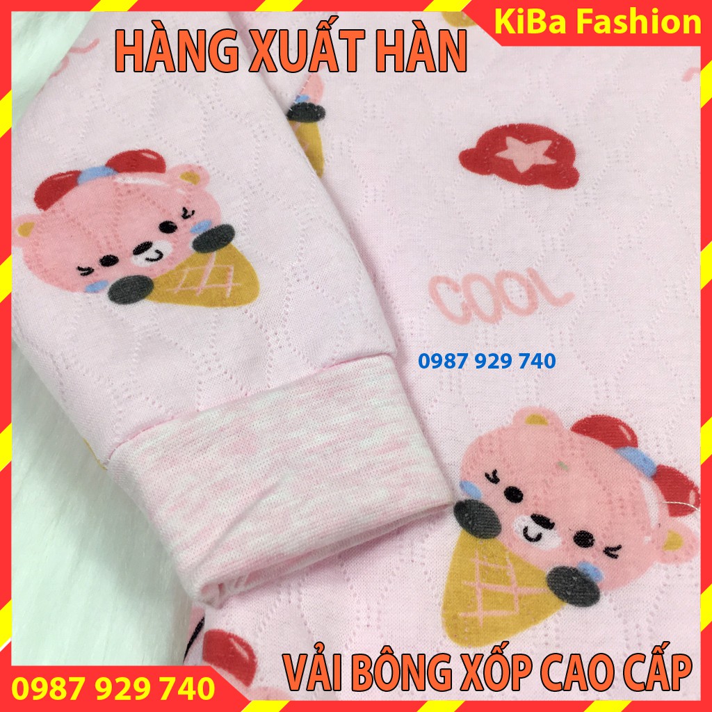 [HÀNG ĐẸP SIÊU NHẸ,SIÊU ẤM ] Bộ nỉ bông xốp cho Bé trai/ Gái 3-20Kg - BBX34 - / bộ nỉ bông / bộ nỉ bông cho bé