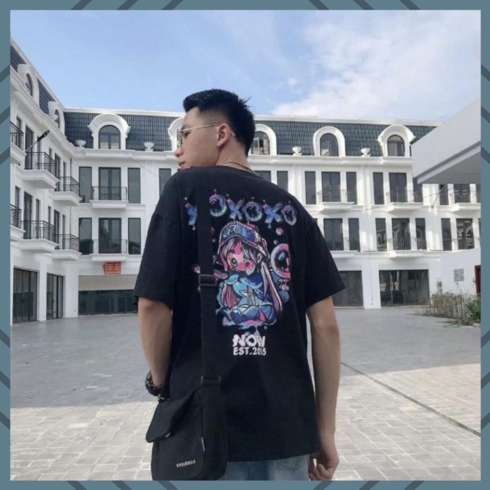 Áo thun tay lỡ XoXo Unisex nam nữ chất liệu Cotton oversize form rộng | BigBuy360 - bigbuy360.vn