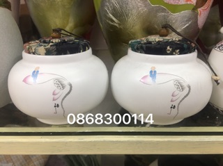 Lọ sứ đựng chè