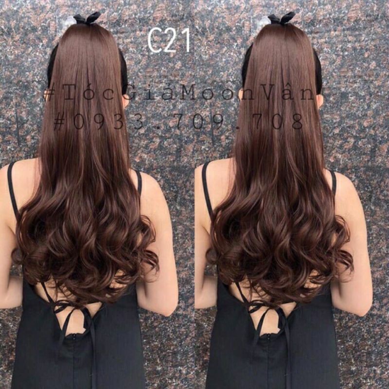 Tóc giả nữ đẹp ❤️💕 FREESHIP❤️💕 tóc cột xoăn