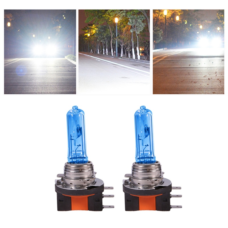 Set 2 Bóng Đèn Halogen H15 12v 15 / 55w Ánh Sáng Trắng Dành Cho Ô Tô