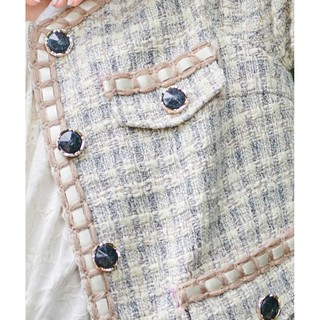 BLEUBIRD Áo khoác dạ tweed COCO TWEED JACKET