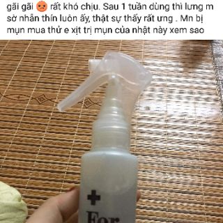Lotion xịt cải thiện mụn vùng lưng For Back Nhật Bản