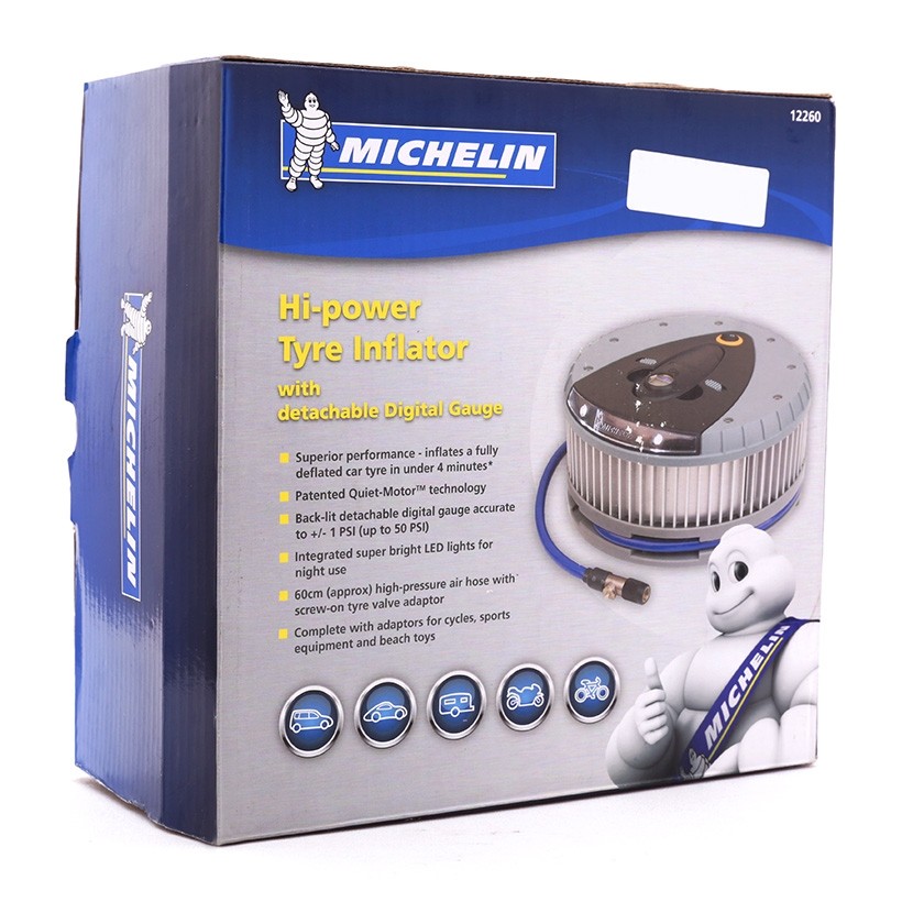 Bơm lốp xe Michelin 12260 (Trắng)  