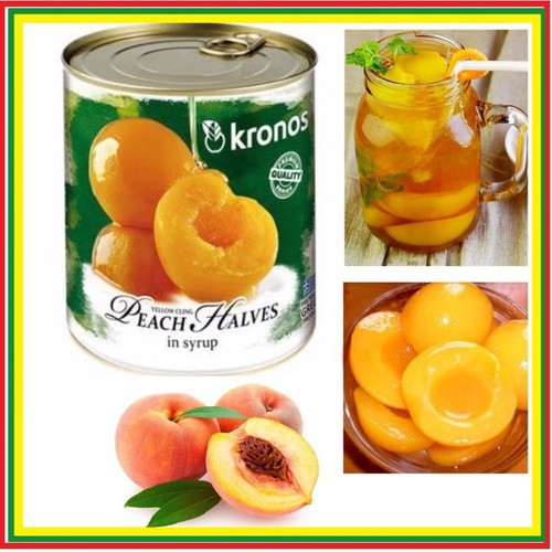 Đào ngâm Kronos 820g