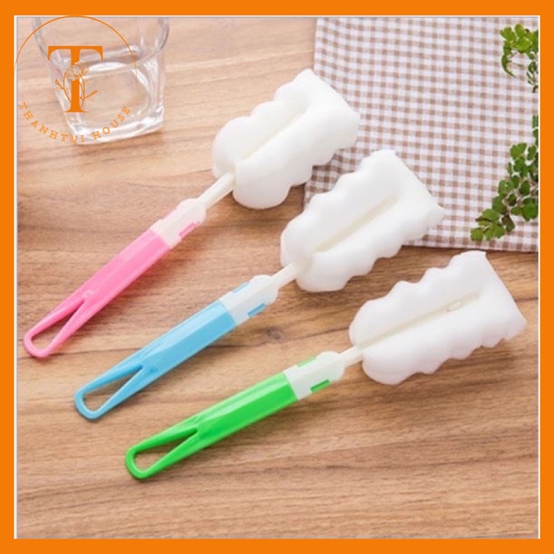 dụng cụ rửa ly chai bình nước