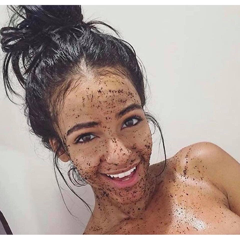 Tẩy da chết organic cafe sữa non Hemia, làm sạch da, dưỡng trắng, mềm mịn da, cấp ẩm, chống lão hoá da | BigBuy360 - bigbuy360.vn