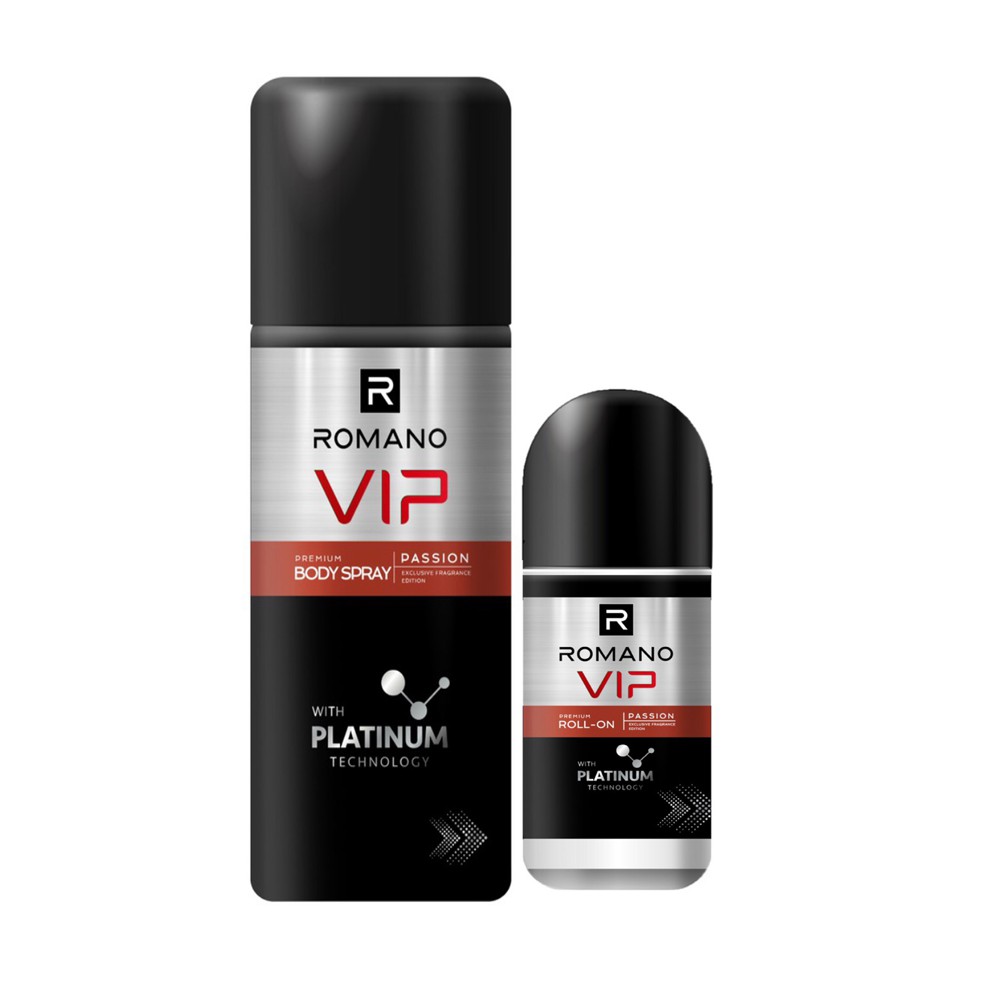 Combo Xịt và Lăn thử mùi cho nam Romano Vip
