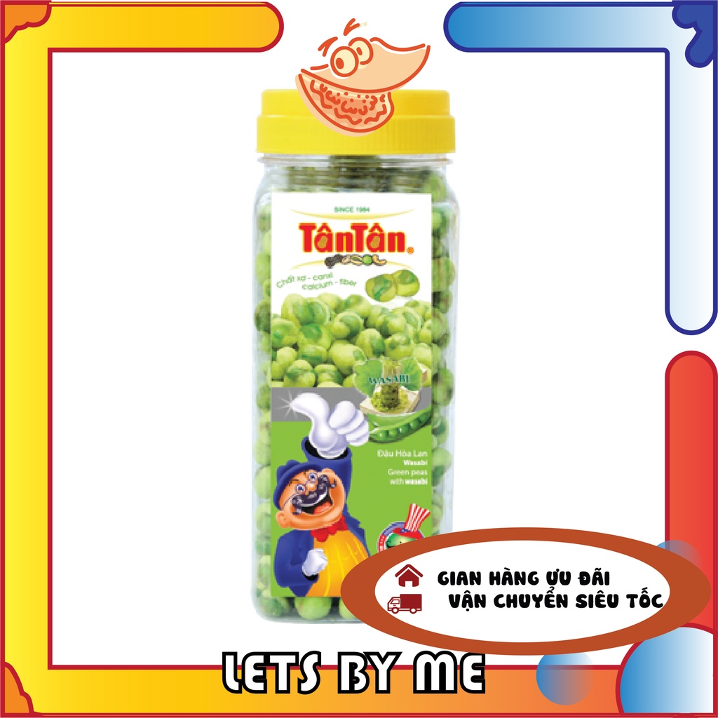 Đậu hà lan mù tạt wasabi Tân Tân siêu ngon đậm đà, đạt tiêu chuẩn vệ sinh LETS BITE ME