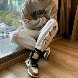 Quần jogger nam nữ thun poly Form chuẩn
