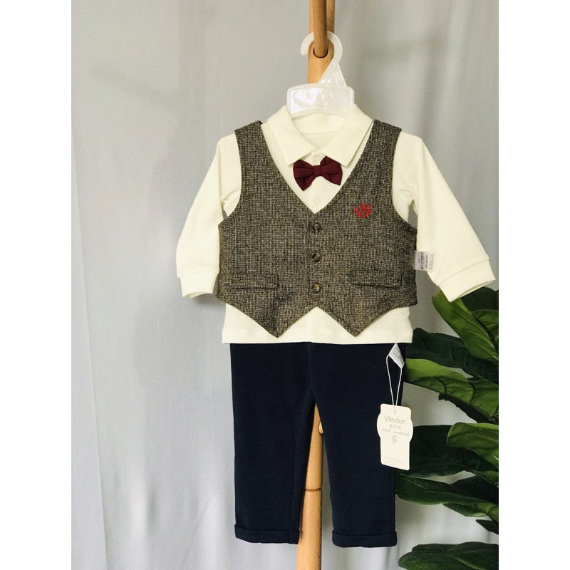 Bộ đồ vest bé trai (3 chi tiết)🕺👔