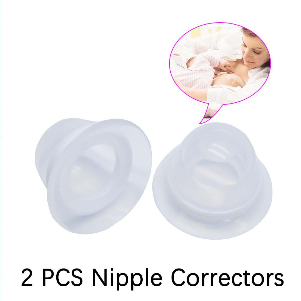 Bộ 2 Núm Ti Giả Bằng Silicone Chất Lượng Cao Cho Mẹ Bầu