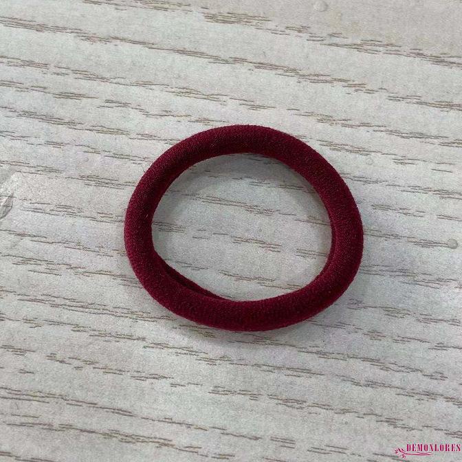 Dây buộc tóc co giãn màu kẹo không đường may thời trang cho nữ