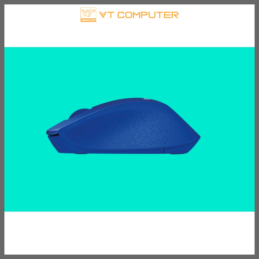 Chuột Không Dây Logitech M331 / Wireless 2.4Ghz / Xanh Đen / Bảo Hành 24 Tháng