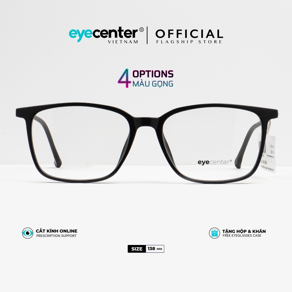 Gọng kính cận nam nữ chính hãng EYECENTER C07S lõi thép chống gãy nhập khẩu by Eye Center Vietnam