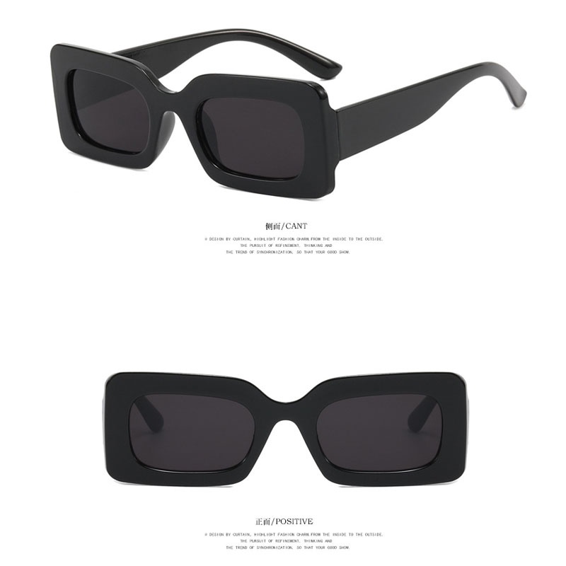 Kính Mát Gọng Vuông Phong Cách Âu Mỹ