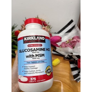 Viên Uống Glucosamin Kirkland 375 Viên- Glucosamine Kirkland Mẫu Mới từ Mỹ ( 2024 )