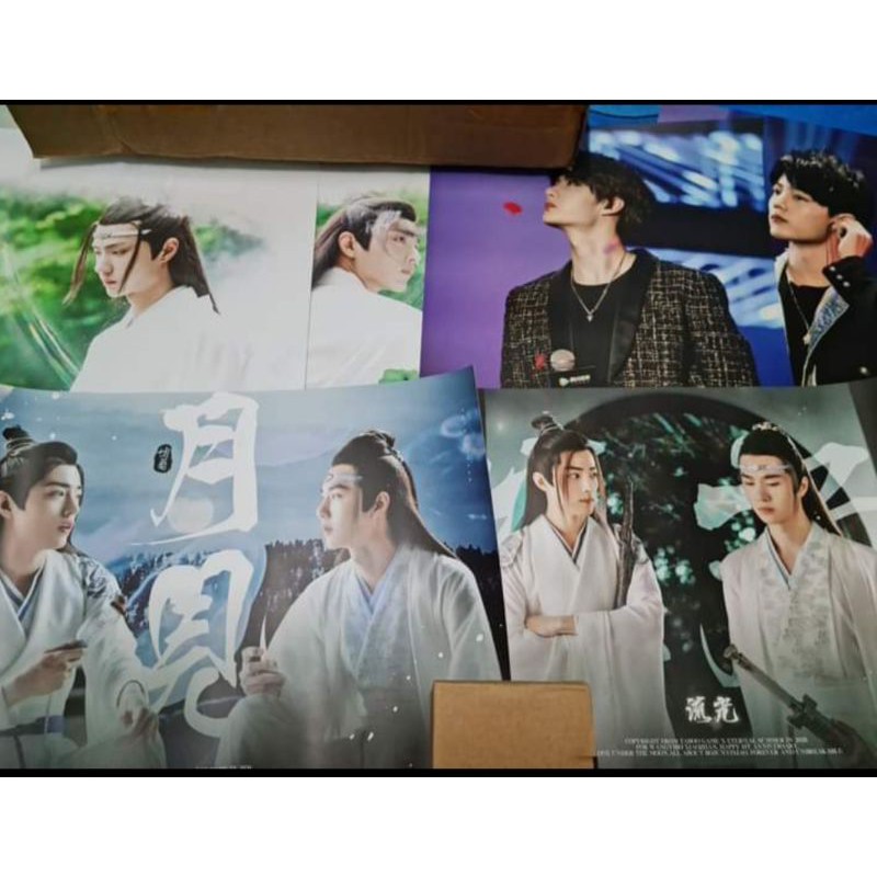 Poster vương nhất bác, tiêu chiến BJYX A3