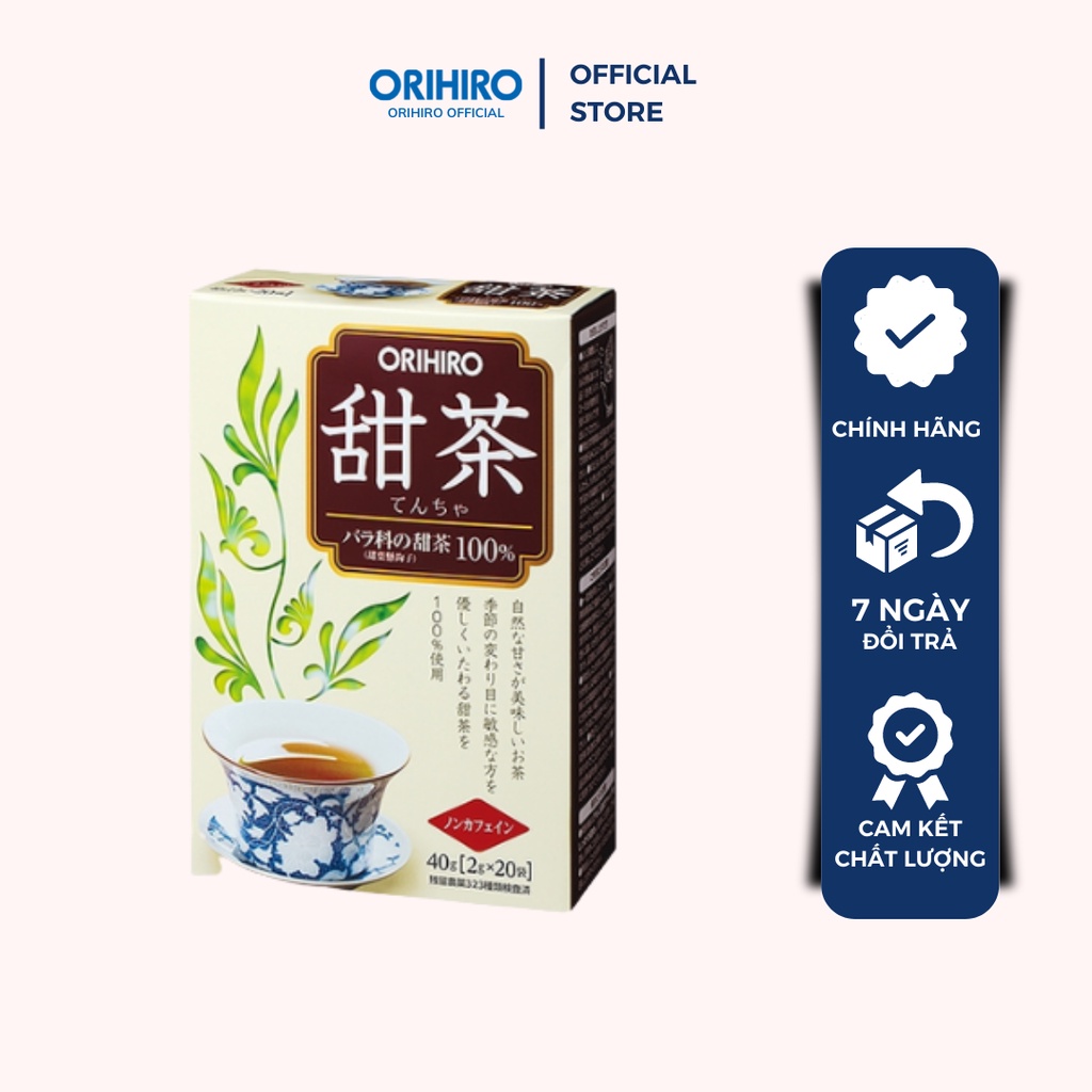 Trà Tencha Orihiro nâng cao sức khỏe 20 gói/hộp