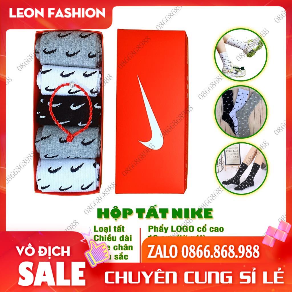 Tất Vớ Nam Nữ NIKE ADIDAS Hộp 5 Đôi Cao cấp Phong cách Thể thao Dệt kim QUÀ TẶNG Vintage Hàng 1:1 - Kho sỉ tất