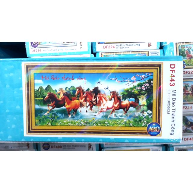TRANH ĐÍNH ĐÁ  MÃ ĐÁO THÀNH CÔNG
