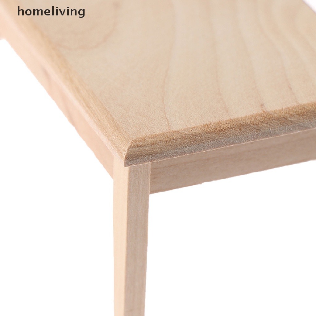 Bàn Gỗ Mini Tỉ Lệ 1 / 12 Trang Trí Ngôi Nhà Búp Bê