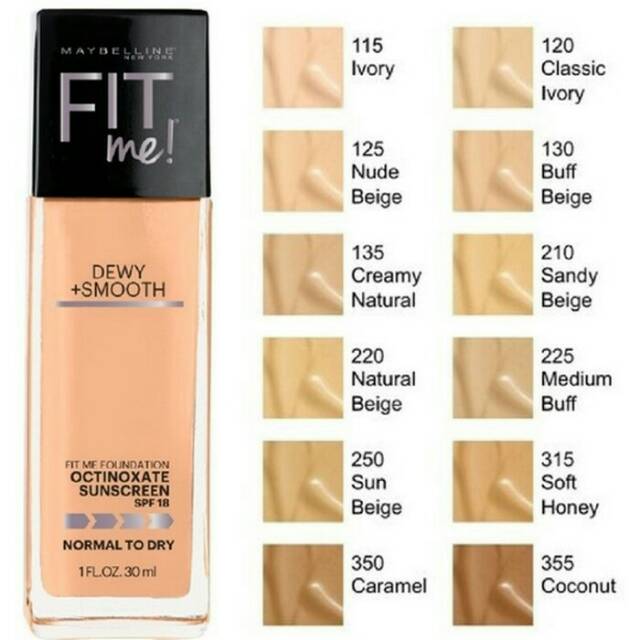 (hàng Mới Về) Kem Nền Maybelline Fit Me Dewy + Smooth ml | BigBuy360 - bigbuy360.vn