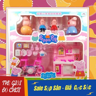 Bộ đồ chơi tủ bếp peppa pig