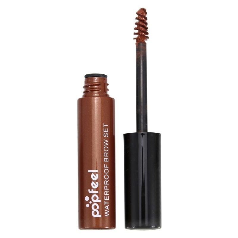 Mascara chuốt lông mày POPFEEL kháng nước trang điểm tự nhiên 4 màu tùy chọn