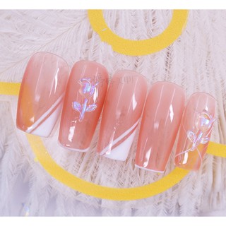 SET 4V charm hoa hồng trang trí nail
