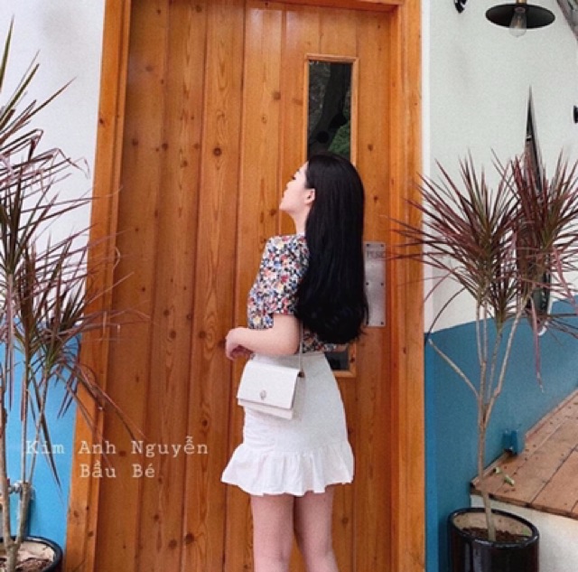 sơ mi hoa cổ thêu hàng Thiết kế SMS0121006