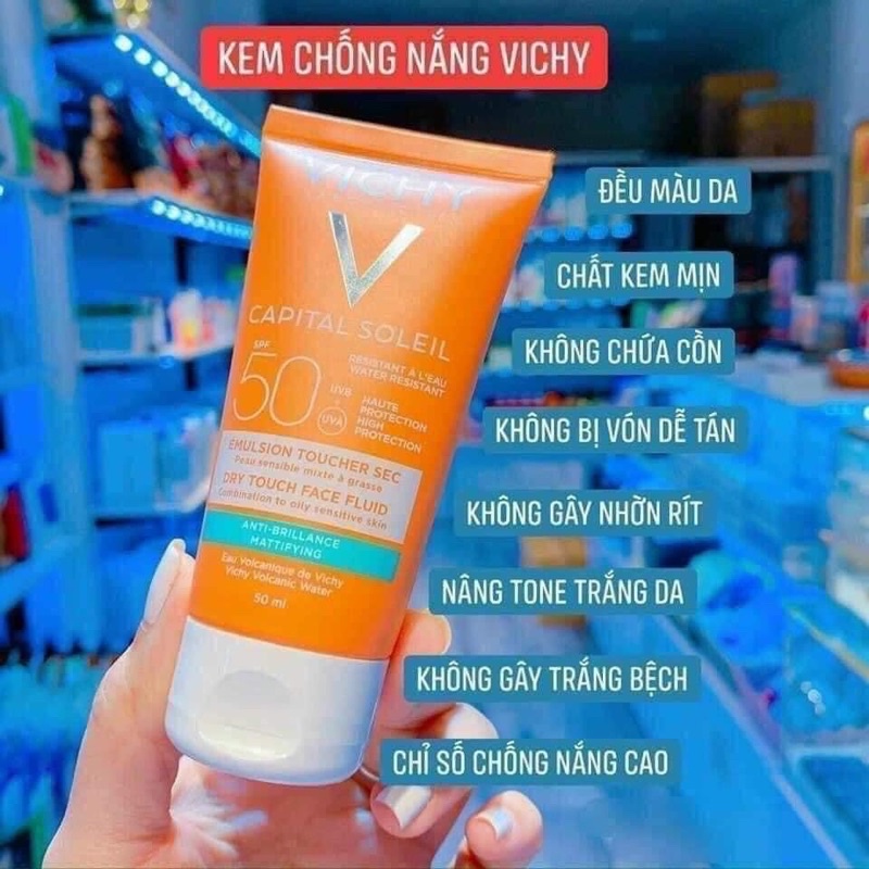 KEM CHỐNG NẮNG VICHY MẪU MỚI