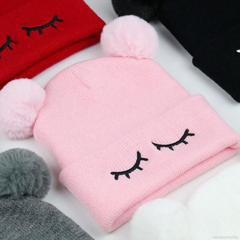 Mũ len ấm áp thời trang dễ thương cho bé