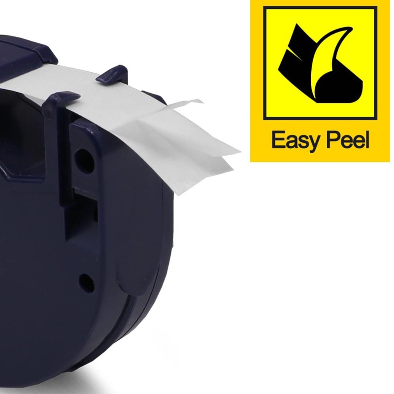 Băng Nhãn Giấy Trắng Đen Dành Cho Máy In Dymo-Letratag LT-100H LT-100T