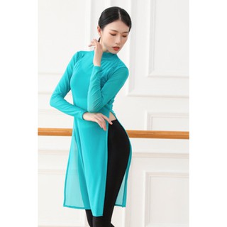 [ODER] Áo múa dài cổ tròn A45