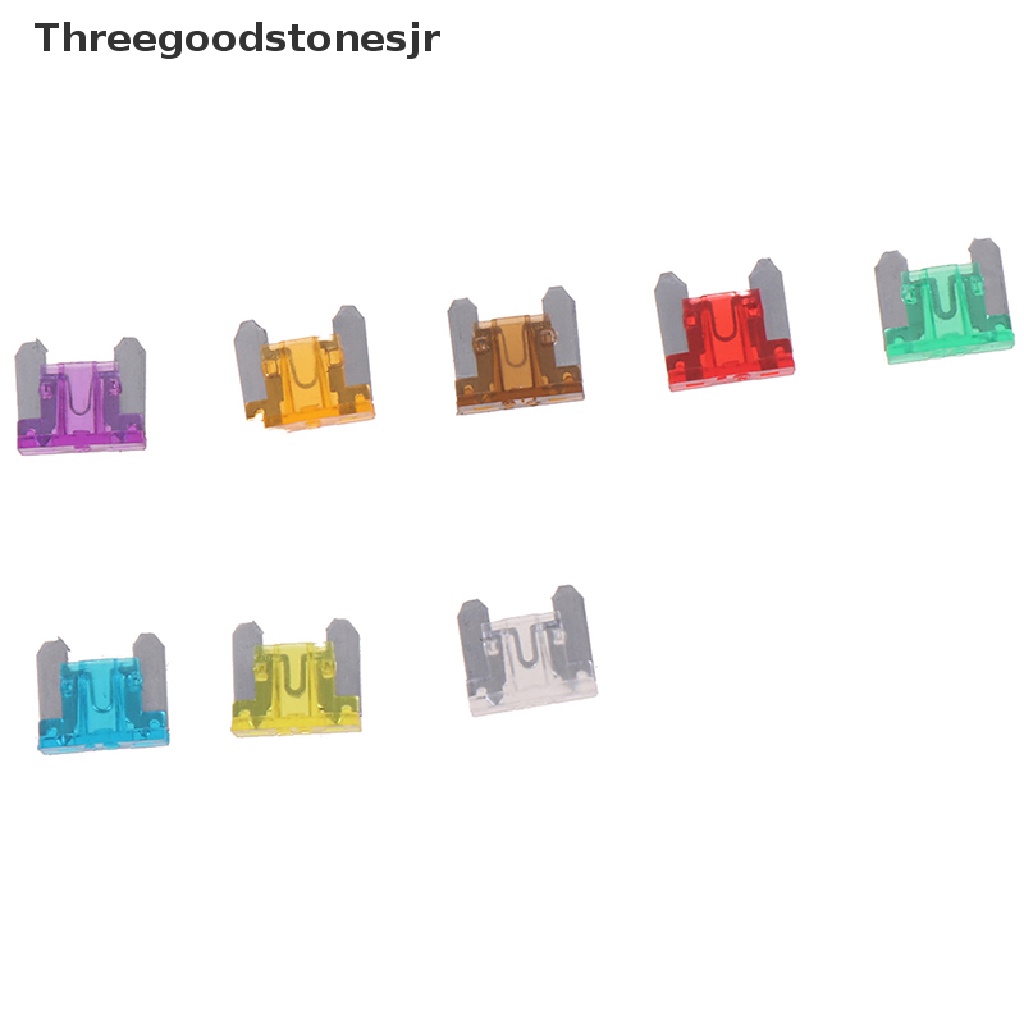 Set 100 Cầu Chì Lưỡi mini 3A5A7.5A10A15A 20A25A30A Cho Xe Ô Tô