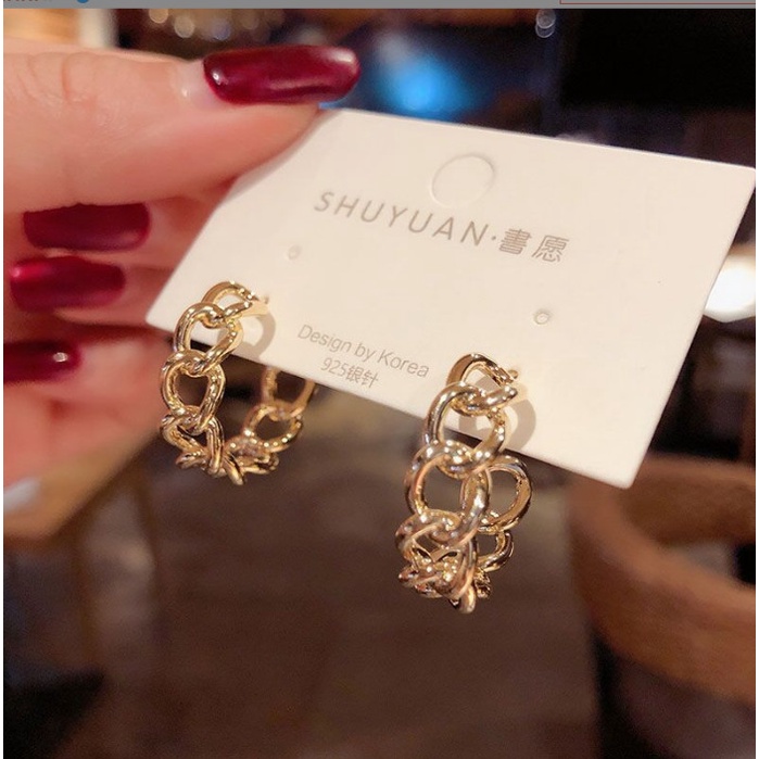 Bông Tai Khuyên Tai Phối Xích