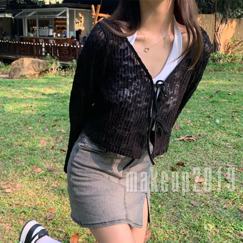 Áo Cardigan Tay Dài Cổ Chữ V Thêu Họa Tiết Thời Trang Cho Nữ | BigBuy360 - bigbuy360.vn