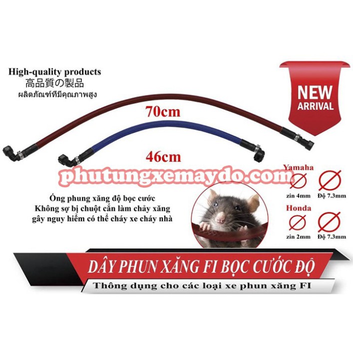 DÂY PHUN XĂNG FI BỌC CƯỚC CHO EXCITER 150,WINNER 150