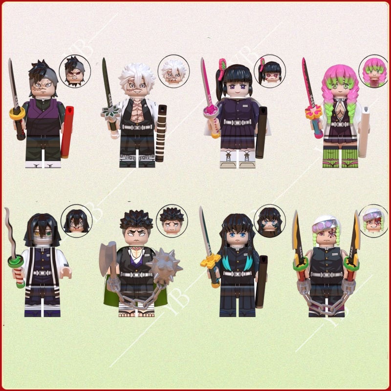 Mô Hình Đồ Chơi Nhân Vật Ninjago demon slayer Độc Đáo Cho Bé