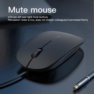 Chuột dây siêu mỏng DGT S500 không tiếng ồn dùng chơi game và văn phòng